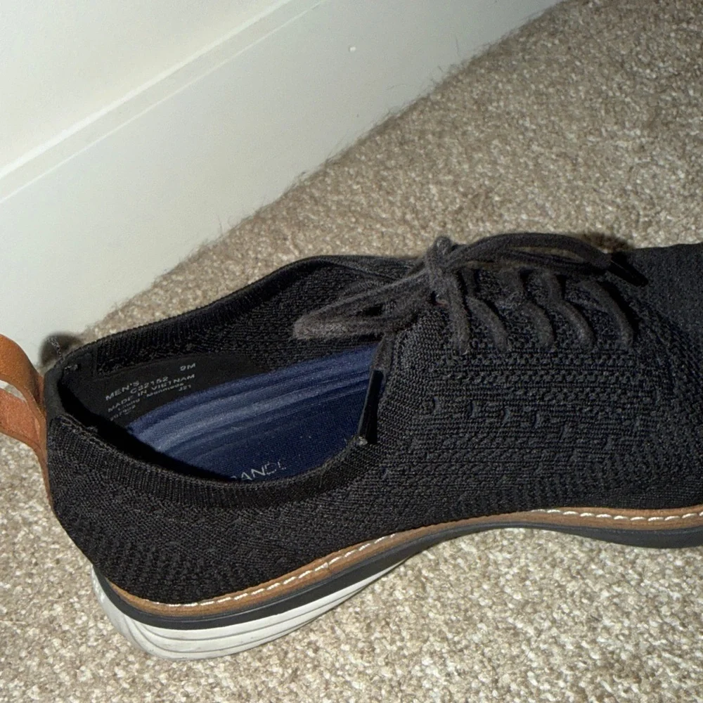 Cole Haan ZeroGrand Black Lace-Up Oxfords stitchliteShoes